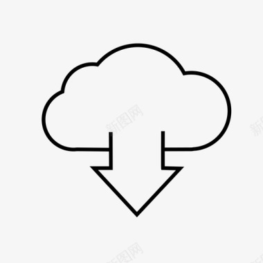 云互联网技术图标图标