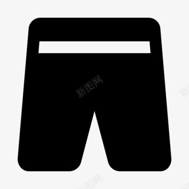 泳衣百慕大群岛短裤图标图标