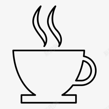 茶咖啡杯子图标图标