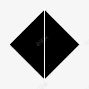 三角形几何几何形状图标图标
