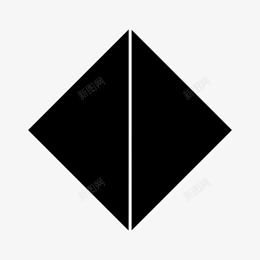 三角形几何几何形状图标svg_新图网 https://ixintu.com 三角形 几何 几何形状 菱形