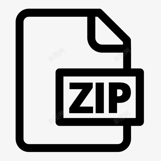 文件格式zip图标svg_新图网 https://ixintu.com 文件格式zip