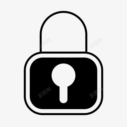 数据隐私策略gdpr锁图标svg_新图网 https://ixintu.com gdpr gdpr数据隐私策略glyph 保护 数据隐私策略 锁