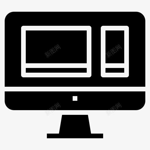 多平台计算机设备图标svg_新图网 https://ixintu.com labtop seoweb 多平台 计算机 设备