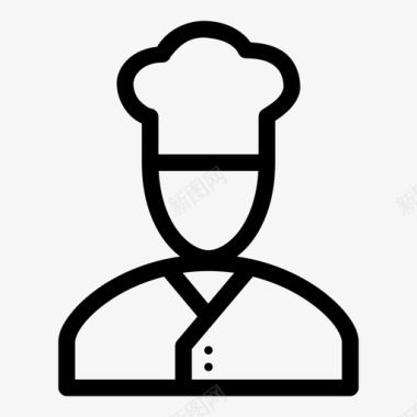 厨师厨房主厨图标图标