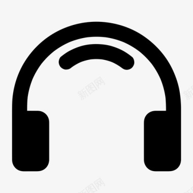 耳机电子产品音乐图标图标