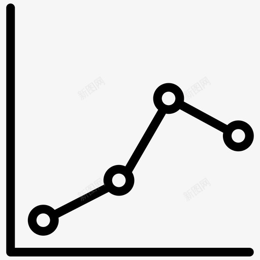 折线图图表集合19图标svg_新图网 https://ixintu.com 图表 折线图 集合19