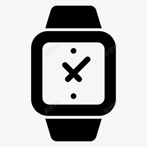 手表商务办公图标svg_新图网 https://ixintu.com 2000个简单的实心图标 办公 商务 手表 时间 腕表