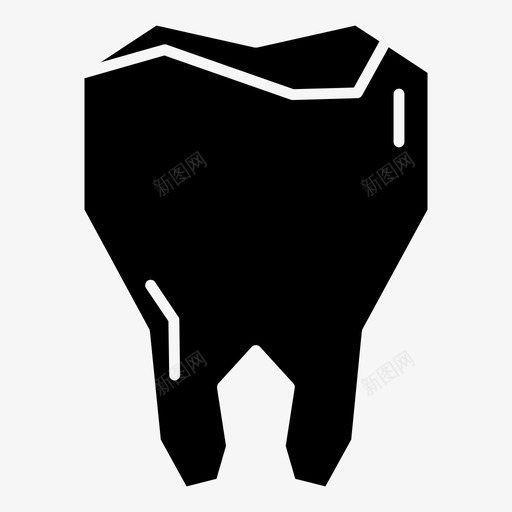 牙齿牙医人体器官图标svg_新图网 https://ixintu.com 人体器官 人体器官字形 牙医 牙齿