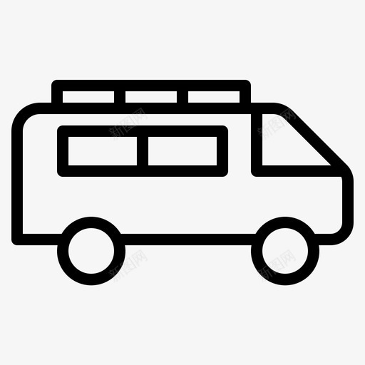 面包车送货小型货车图标svg_新图网 https://ixintu.com 小型货车 车辆 运输 运输大纲 送货 面包车