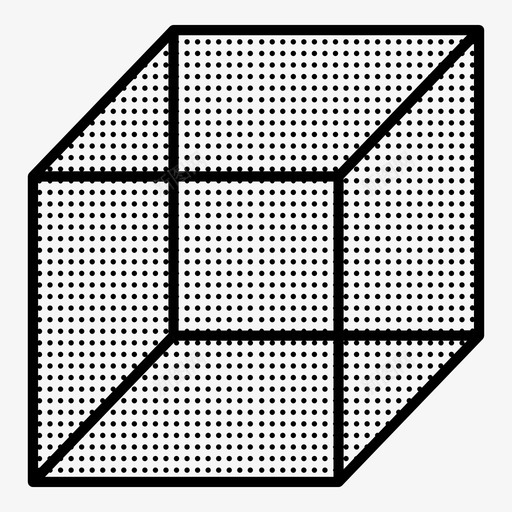 立方体点形状图标svg_新图网 https://ixintu.com 点形状 立方体