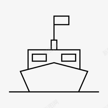 船游船航行图标图标