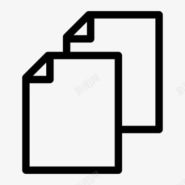 复制文档文件图标图标