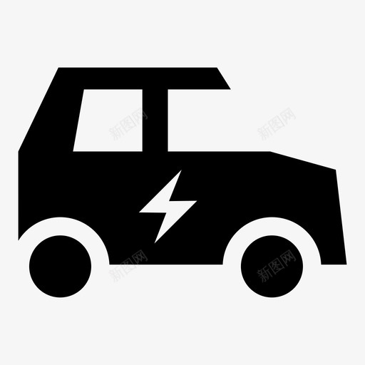 电动汽车电池汽车图标svg_新图网 https://ixintu.com 智能城市 汽车 电动汽车 电池