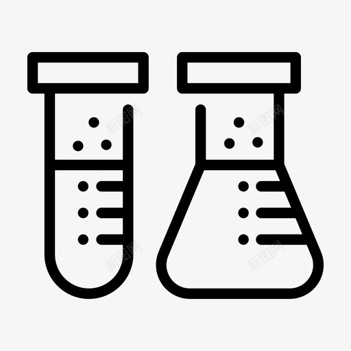 化学实验健康图标svg_新图网 https://ixintu.com 健康 化学 实验 试管