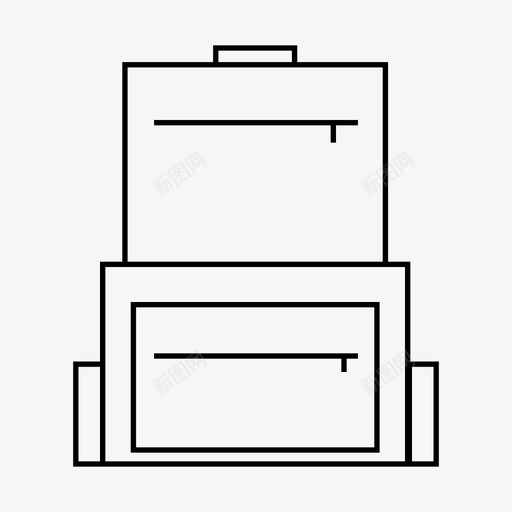 背包探险野营图标svg_新图网 https://ixintu.com 假期 夏天 学校 探险 背包 野营