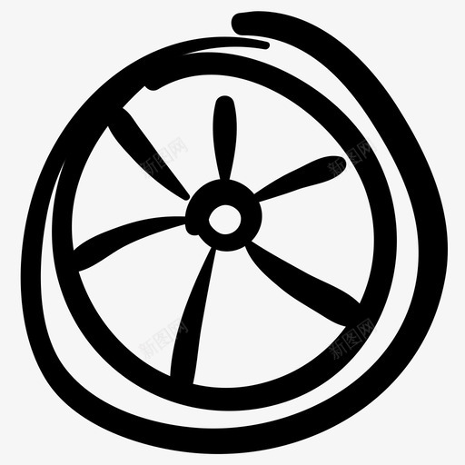 车轮汽车轮胎图标svg_新图网 https://ixintu.com 手绘 汽车 车轮 轮胎