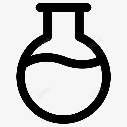 科学化学佛罗伦萨烧瓶图标svg_新图网 https://ixintu.com 佛罗伦萨烧瓶 化学 实验室 研究 科学