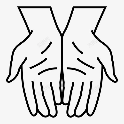 手伊斯兰祈祷图标svg_新图网 https://ixintu.com 伊斯兰 宗教 手 沙拉 祈祷