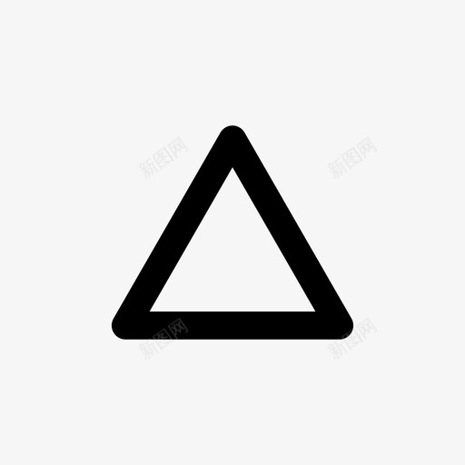 三角形形状三角形物体图标svg_新图网 https://ixintu.com 三角形 三角形物体 形状