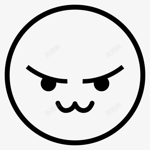 愤怒的猫嘴猫嘴表情符号图标svg_新图网 https://ixintu.com 怪异的表情 愤怒 愤怒的猫嘴 猫嘴 疯狂 表情符号