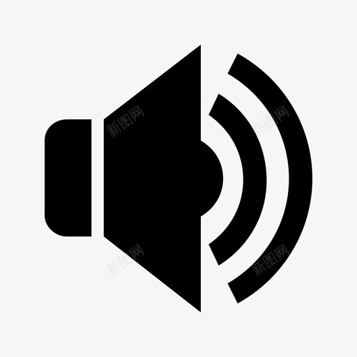 扬声器应用程序界面图标svg_新图网 https://ixintu.com 声音 应用程序 扬声器 用户界面 界面