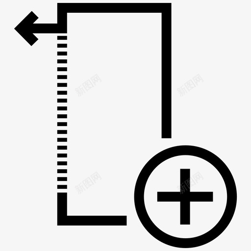 左插入列数据行数据表图标svg_新图网 https://ixintu.com 垂直 基本设计 左插入列 插入单元格 插入数据 数据行 数据表