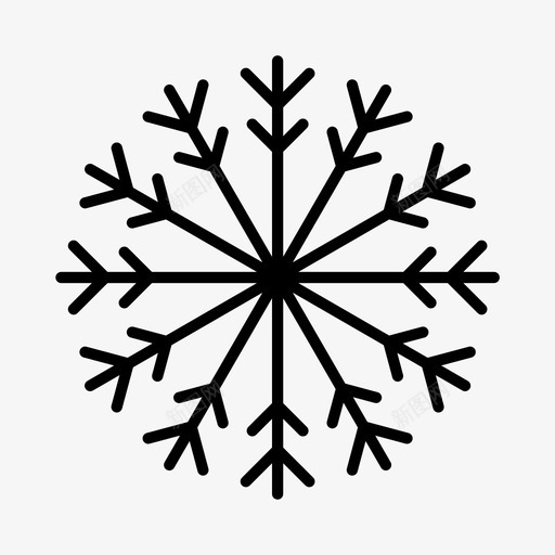 雪花阿尔卑斯山圣诞节图标svg_新图网 https://ixintu.com 圣诞节 阿尔卑斯山 雪晶 雪花 霜冻