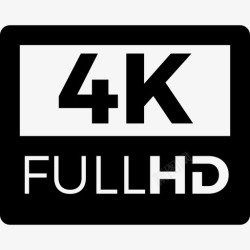 4K60图标4K全技术电影摄影图标高清图片