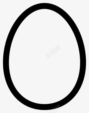 鸡蛋鸡肉复活节图标图标