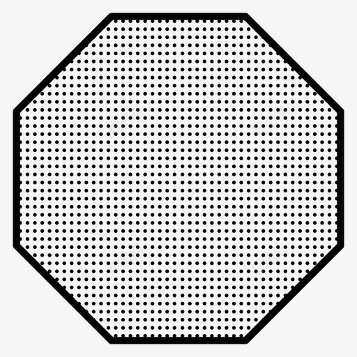 八角形点状图标svg_新图网 https://ixintu.com 八角形 点状