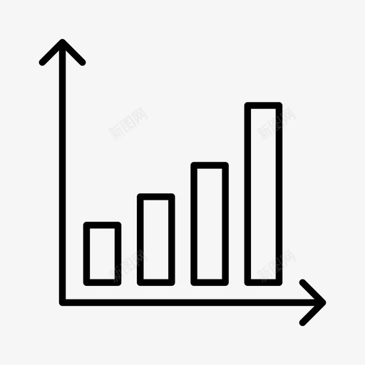 增长商业金融图标svg_新图网 https://ixintu.com 商业 增长 金融