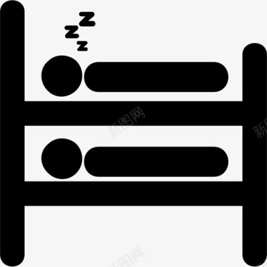 睡觉做梦休息图标图标