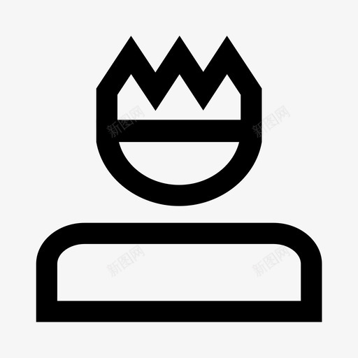 国王皇帝君主图标svg_新图网 https://ixintu.com 君主 国王 材料设计人的轮廓 用户 皇帝 苏丹