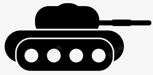 坦克军用车辆图标图标
