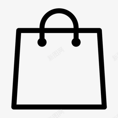 购物袋购买零售图标图标