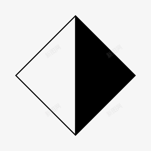 几何图形几何形状图标svg_新图网 https://ixintu.com 三角形 几何 几何形状 图形 菱形