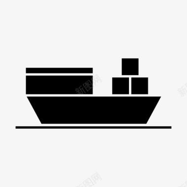 船货物货船图标图标