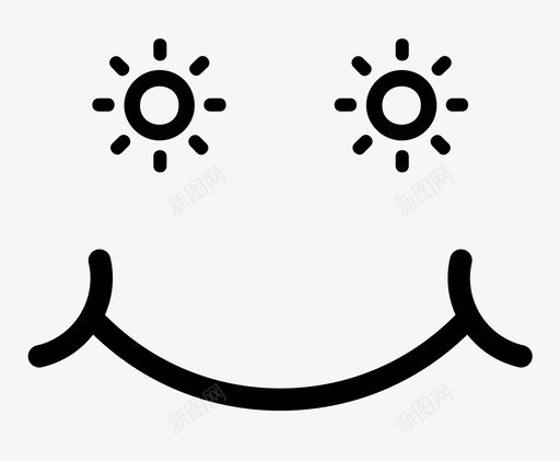 快乐的太阳明亮的满足的图标svg_新图网 https://ixintu.com 幸运的 快乐的 快乐的太阳 快乐的集合 明亮的 满足的