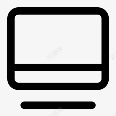电脑台式机mac图标图标