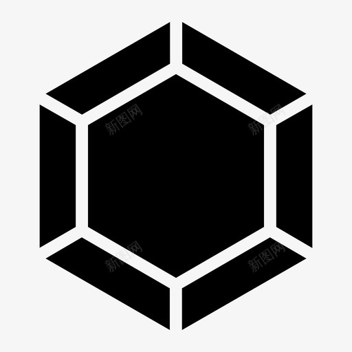 多边形钻石游戏图标svg_新图网 https://ixintu.com 多边形钻石 游戏