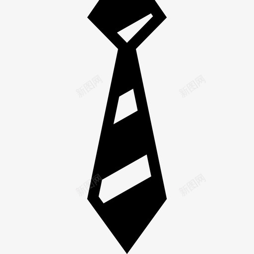 领带衣服正式的图标svg_新图网 https://ixintu.com 正式的 衣服 领带