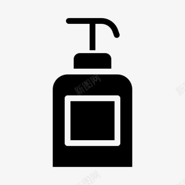 肥皂沐浴美容图标图标