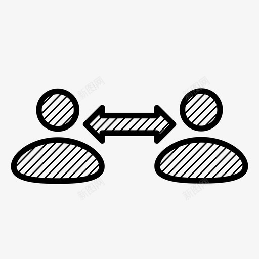 交换个人个人模式图标svg_新图网 https://ixintu.com 个人 个人模式图标 交换