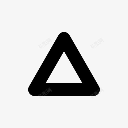三角形形状三角形物体图标svg_新图网 https://ixintu.com 三角形 三角形物体 形状