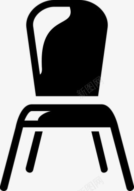 椅子扶手椅家具图标图标