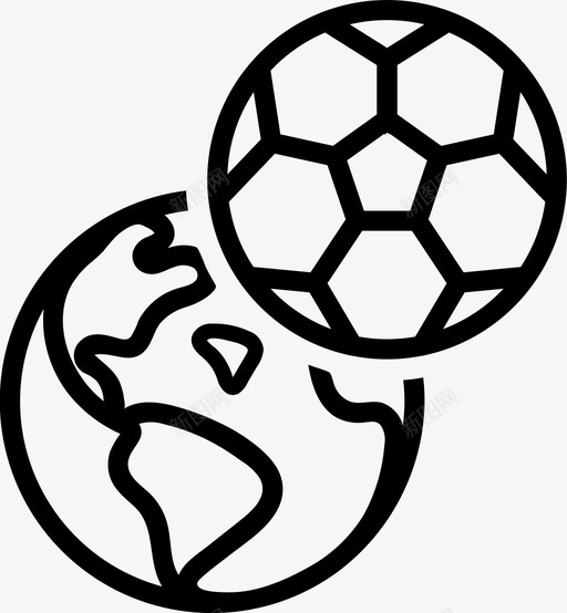 世界杯足球体育图标svg_新图网 https://ixintu.com 世界杯 体育 足球 足球世界杯