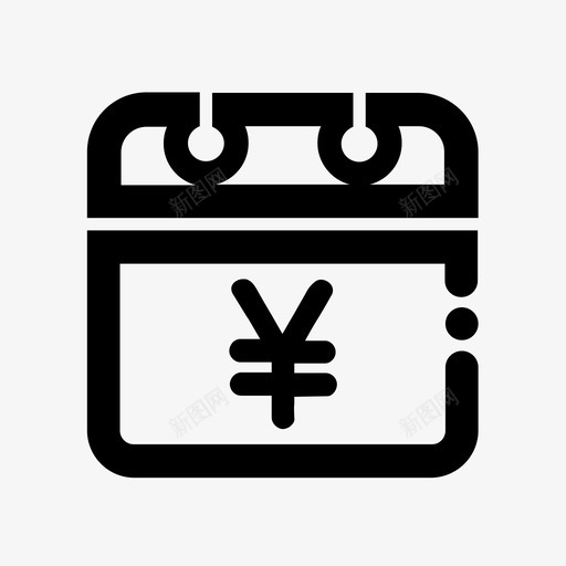 financial calendarsvg_新图网 https://ixintu.com financial calendar 线性 单色 简约 商务