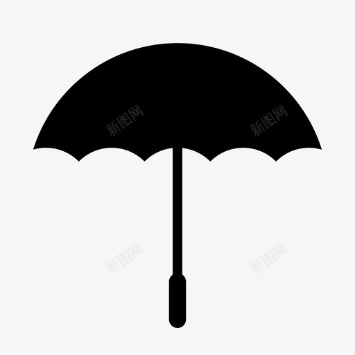 伞盖保护图标svg_新图网 https://ixintu.com 伞 保护 天气 盖