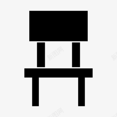 椅子班级家具图标图标